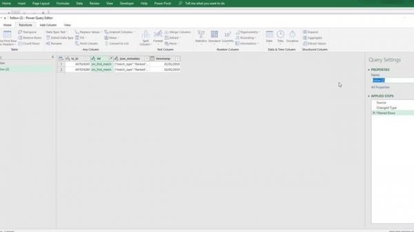 How to Parse JSON Data using Excel and PowerQuery