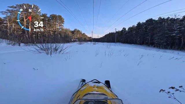 Быстрая езда на brp bombardier skandic 600 по пухлому смотреть онлайн