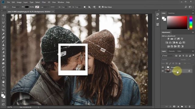 how to create a polaroid photo collage in Photoshop CC | फोटोशॉप में पोलरॉइड इफ़ेक्ट कैसे बनाते हैं смотреть онлайн
