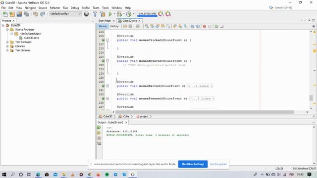 Objek Grafika Berbentuk Kubus 3D (Bahasa Java) UNIBI смотреть онлайн