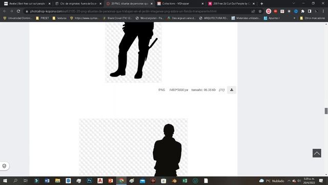 5 paginas de personas en png para Photoshop смотреть онлайн