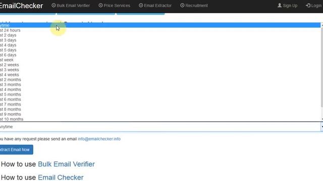 How To use Email Extractor From http://emailchecker.info/email-extractor.php смотреть онлайн