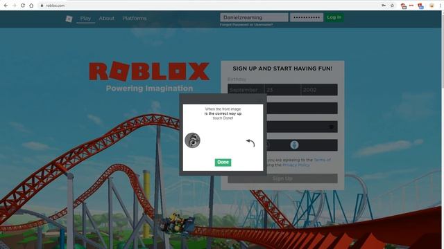 Roblox Verification challenge tutorial смотреть онлайн