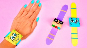 Как сделать Оригами Часы с Секретом из бумаги своими руками