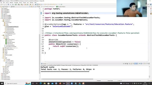 CUCUMBER Parallel Execution Sudhakar 9294052778 смотреть онлайн