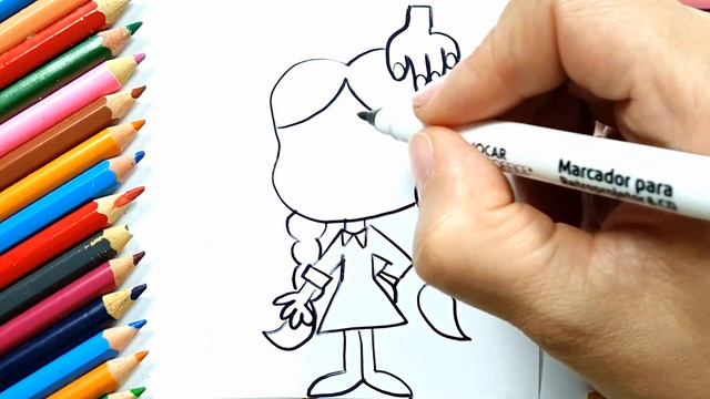 Como Desenhar e Pintar A Wandinha da Familia Addams смотреть онлайн