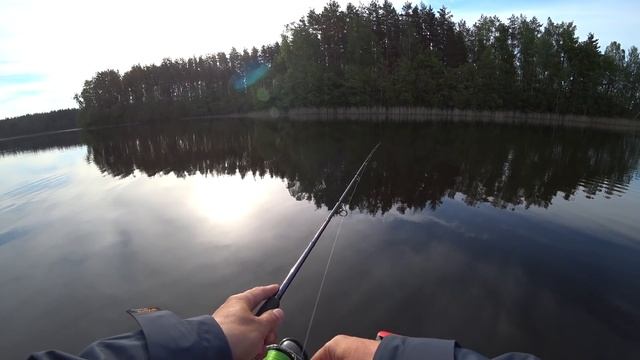 Рыбалка на спиннинг в Псковской области. На озере смотреть онлайн