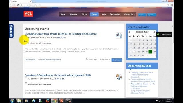 Free Oracle Training Webinars on Oracle Functional and Technical areas смотреть онлайн