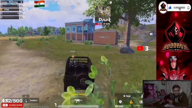 BUDDHUJI IS LIVE | BGMI LIVE ? #bgmi #facecam #buddhujigaming смотреть онлайн