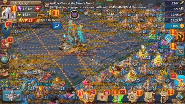 Lords Mobile - JVT+LH vs KW+Myth. We are outnumbered. 6 vs 9. I am a filler смотреть онлайн