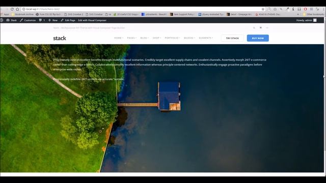 Stack WordPress Theme - Hero Blocks Overview смотреть онлайн