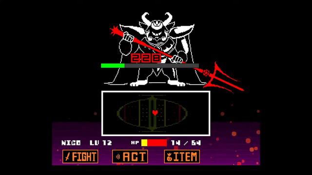 Asgore Fight |Undertale route genocide PS4 смотреть онлайн