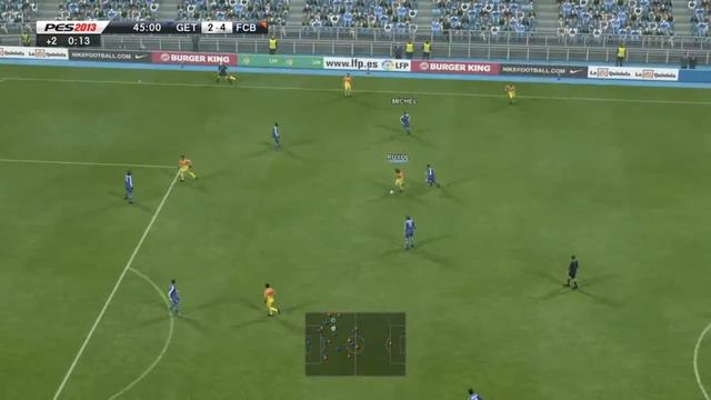 PES 2013 Мастер - Лига Хетафе - Барселона смотреть онлайн