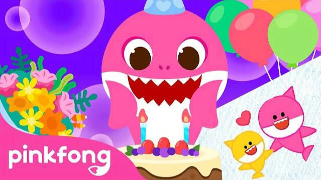 Happy Birthday Song (Ballad Version) | Happy Birthday, Mommy Shark! | Pinkfong for Kids смотреть онлайн