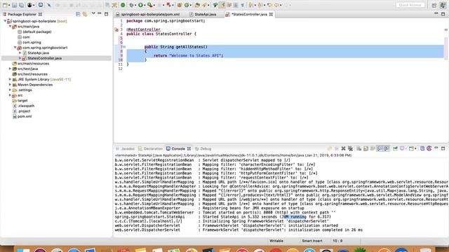 Adding REST Controller to API - Spring Boot Lesson 4 смотреть онлайн