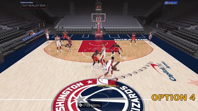 CUT 53 ALLEY GIVE - NBA 2K23 Wizards Playbook смотреть онлайн