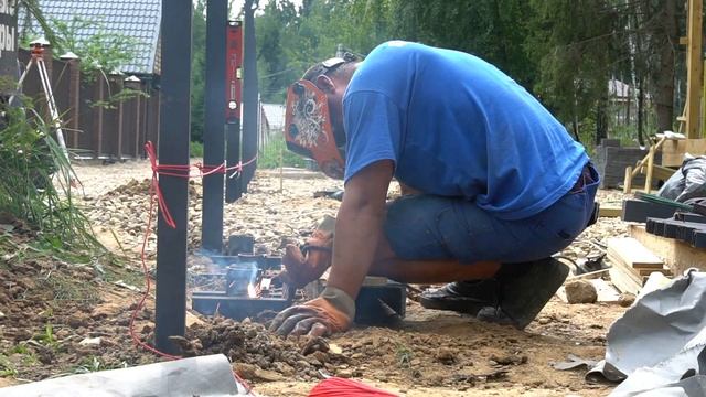 Процесс монтажа забора из евроштакетника смотреть онлайн