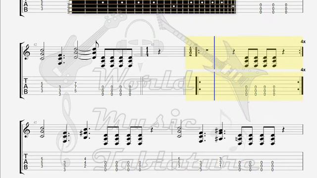 Fear Factory Martyr GUITAR TAB смотреть онлайн