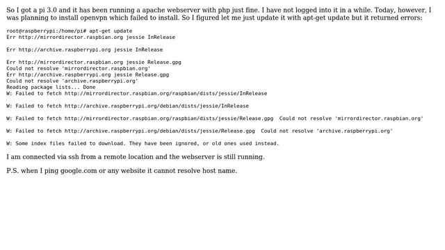 Raspberry Pi: Unable to apt-get update but connected to internet? (2 Solutions!!) смотреть онлайн