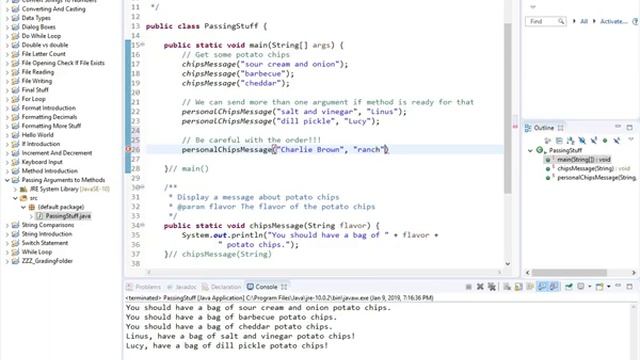 Java 5.2a- Passing Arguments to Methods- Part 1 смотреть онлайн