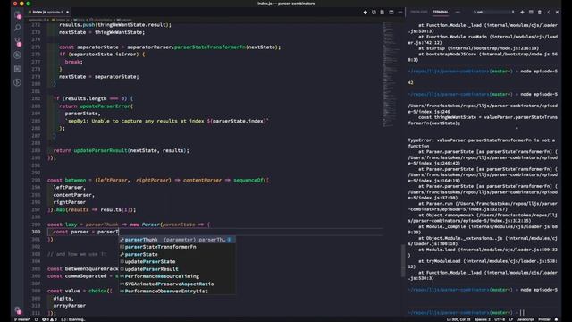 Building A Language Parser and Interpreter [Parser Combinators from Scratch] Episode 5 смотреть онлайн