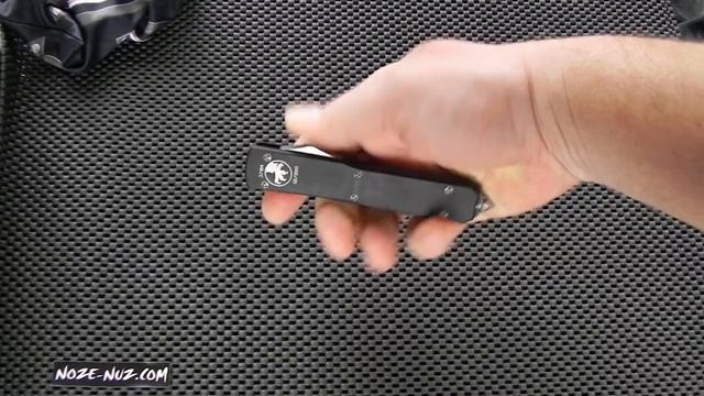 MT122-10 Ultratech DE OTF Auto, Black Handle, Stonewash Plain смотреть онлайн
