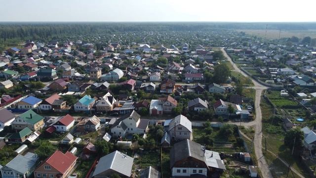 Иваново. Местечко Горино. Вид с квадрокоптера в 4к. смотреть онлайн