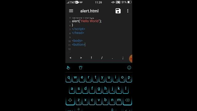 Example of JavaScript Dialog box (Alert) using notepad++ in android смотреть онлайн