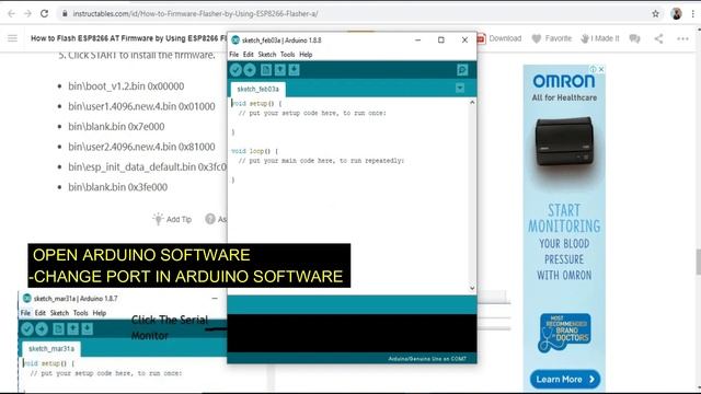 How to Flash or Program ESP8266 AT Firmware by using ESP8266 Flasher and Programmer, IOT Wifi modul смотреть онлайн