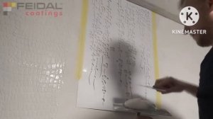 Как сделать акцентную стену с помощью трафаретов! Создаем рельефный рисунок!