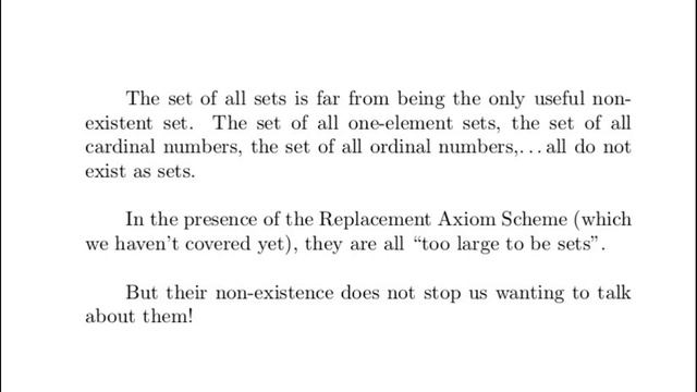 Set Theory - Classes, sets and proper classes: Oxford Mathematics 3rd Year Student Lecture смотреть онлайн