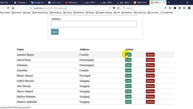 PHP::PDO Class 4 (part 1)CRUD Project । ইনসারট, আপডেট এবং ডিলিট প্রোজেক্ট смотреть онлайн