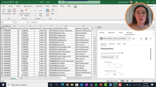 SAS Tutorial | Working with SAS Data in Microsoft Excel смотреть онлайн