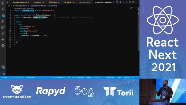 Adam Klein - Migrating from state management to react-query. I’m sorry, what?! | ReactNext 2021 смотреть онлайн