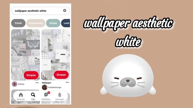 recommendation wallpaper aesthetic & cute || Photo by: Pinterest смотреть онлайн