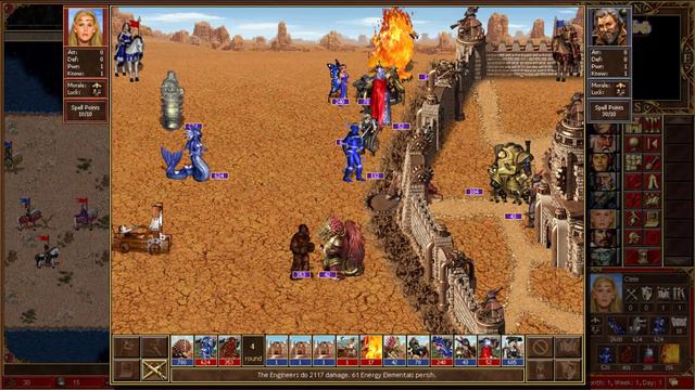 Heroes 3 COMBAT One year growth Factory was attacked by Conflux HoTA v1.7 смотреть онлайн