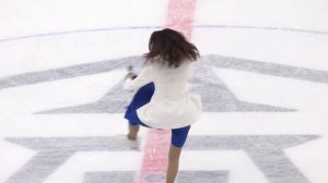 Золотой голос ВХЛ Михаил Анисин СПЕЛ ПРЯМО НА ЛЬДУ!!!