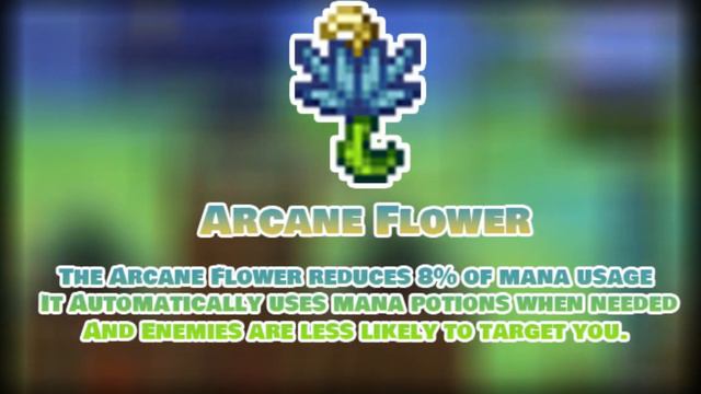 NEW ITEMS Terraria 1.4 Arcane Flower, Magnet Flower & Mana Cloak Crafting! (Look in the Description смотреть онлайн