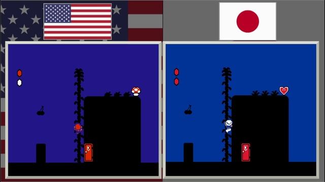 ALL Differences Between Mario 2 and Doki Doki Panic - Region Break смотреть онлайн