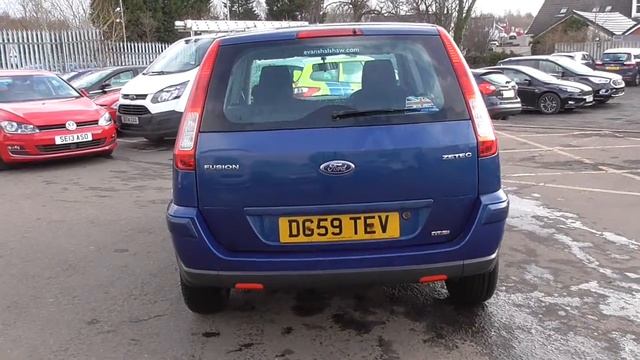 Ford FUSION 1.4 TDCi Zetec 5dr [Climate] U50152 смотреть онлайн