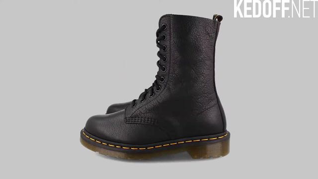 Ботинки Dr. Martens Black 1490-DM22524001 Virginia Leather смотреть онлайн