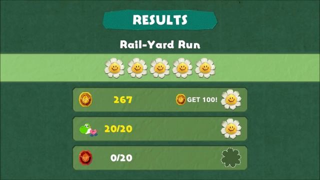 Yoshi's Crafted World DEMO - 100% Walkthrough (Rail-Yard Run) смотреть онлайн