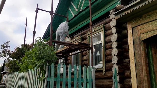 ОТБЕЛИЛ БРЁВНА ДОМА ДО НЕУЗНАВАЕМОСТИ! ДЕЙСТВЕННЫЙ СПОСОБ! смотреть онлайн