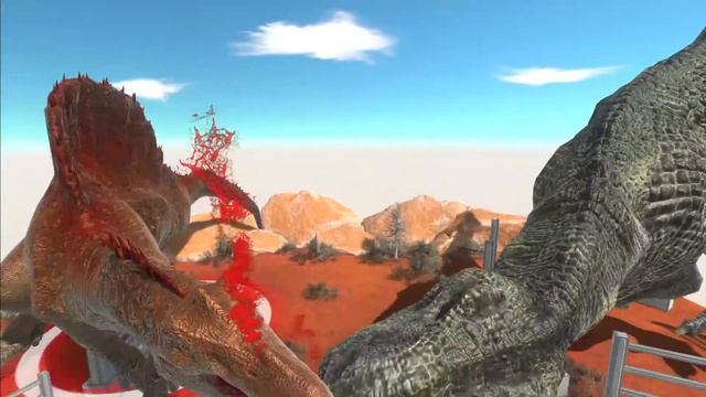 MEGA GIANT DINOSAUR FİGHTS - Animal Revolt Battle Simulator смотреть онлайн