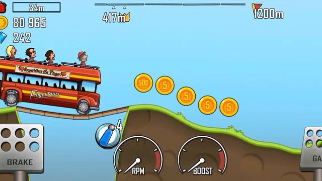 Hill Climb Racing - TopGameplay|Gameplay Walkthrough Part 10 TOURIST BUS (iOS, Android) смотреть онлайн