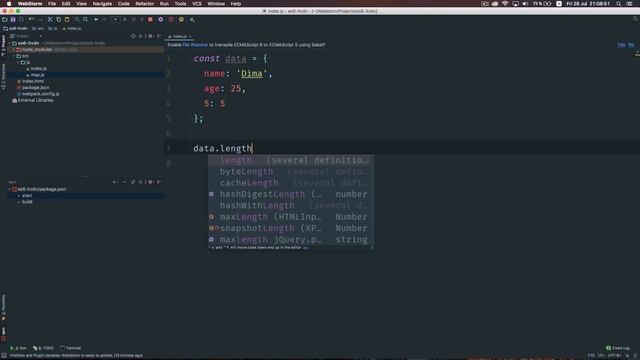 ECMAScript 6. Урок 6. Коллекции Set, Map, WeakSet и WeakMap смотреть онлайн