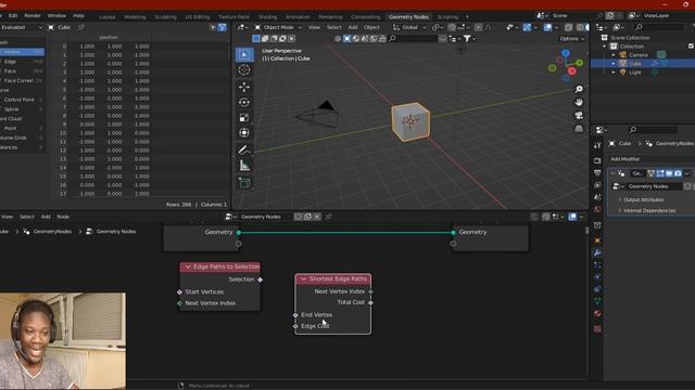 Comprendre le node Shortest Edge Index | Apprendre Blender 3D смотреть онлайн