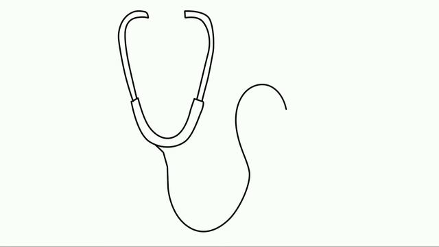 How To Draw A Stethoscope Step by Step for Beginners смотреть онлайн
