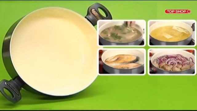 Кастрюля сотейник Delimano Ceramica Prima Skillet смотреть онлайн