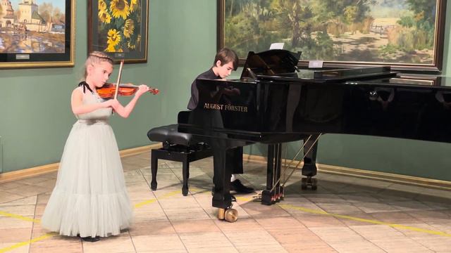 Г.Перселл «Ария ре минор». Ансамбль - Анюта+Гоша. Педагоги Лапчинская ЛЮ и Матвеев ВМ смотреть онлайн